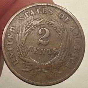1867 Two Cent Piece