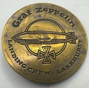 Graf Zeppelin Landing Crew Brass Pin