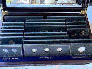 lot 5 image: COLLECTIBLE COINS OF AMERICA BOX SET-INCOMPLETE COLLECTION