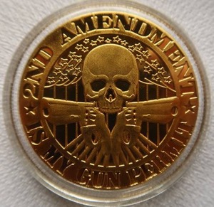 lot 41 image: 2ND AMENDMENT GOLD COIN