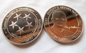 lot 81 image: US MILITARY CHALLANGE COINS