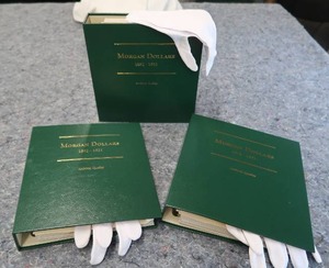 lot 98 image: 3 MORGAN SILVER DOLLAR ALBUMS (NEW)