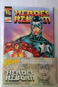 lot 110 image: HEROES REBORN MARVEL COMICS  CERT OF AUTH.