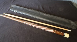 lot 168 image: BRUNSWICK 20OZ POOL STICK IN CASE