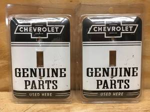 lot 68 image: Lot of 2 - Chevrolet Light Switch Covers