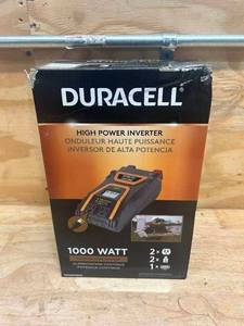 lot 30 image: DURACELL 1000 WATT POWER INVERTER (07132420)