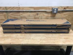lot 76 image: Lot of 3 - Lithonia Lighting Fluorescent Light Wrap Covers
