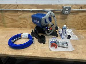 lot 1 image: GRACO Magnum Airless 2800 PSI Project Painter Plus Stand Paint Sprayer (071824147)