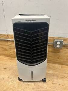 lot 72 image: HONEYWELL 200 CFM 3 Speed Portable Evaporative Air Cooler, Quiet, Low Energy, Compact Spot Fan and Humidifier