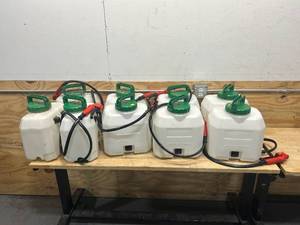 lot 73 image: MILWAUKEE Lot of 9- 4 Gal. Switch Tank Pesticide Sprayer Tanks (Salvage Lot)