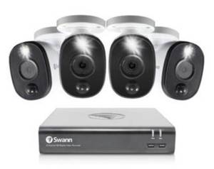 lot 2 image: SWANN DVR-4580 8-Channel 1080p 1TB Surveillance System with Four 1080p Wired Bullet Cameras (Retails for $279.99)