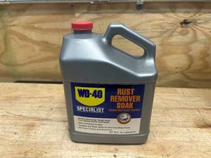 lot 84 image: WD-40 SPECIALIST 1 Gal. Rust Remover Soak, Dissolves Rust Safely, Biodegradable