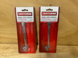 lot 104 image: CRAFTSMAN Lot of 2- Dual Air Chucks