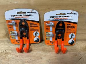 lot 115 image: TORNADO Lot of 2- Drywall Mounts- No stud needed