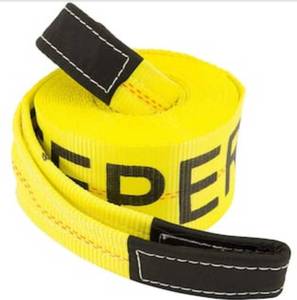 lot 141 image: KEEPER 30 ft. x 4 in. x 20,000 lbs. Vehicle Recovery Strap with Protected Loops