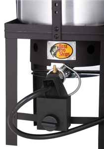 lot 93 image: Bass Pro Shops 30-Quart Propane Turkey Fryer (Retail $59.99)