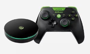 lot 140 image: At Games Legends Core Plus Gamepad & Streaming Arcade Console