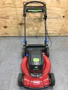 lot 147 image: Non-Working Toro 60V Max 22 in. Lawn Mower Model # 21466