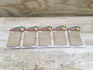 lot 169 image: Lot of 5 - Natural Braided Jute Twine