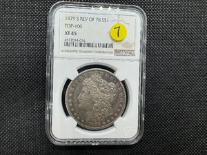1879-S Rev. of 1878   Top 100 Coin NGC XF45 NGC Price Guide is $125