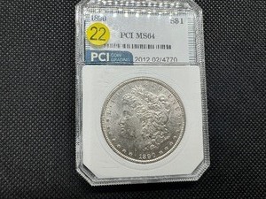 1890 Morgan Silver Dollar PCI Graded MS64