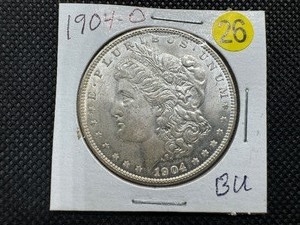 1904-O Morgan Silver Dollar Marked BU When Purchased
