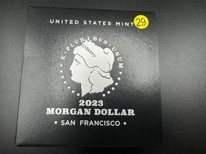 2023 San Francisco 99.9% Silver Proof Morgan Dollar in Original Mint Box with COA