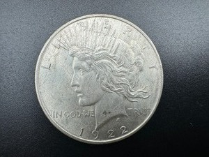 1922 AU Peace Silver Dollar