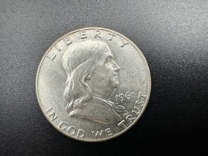 1961-D Silver Franklin Half Dollar