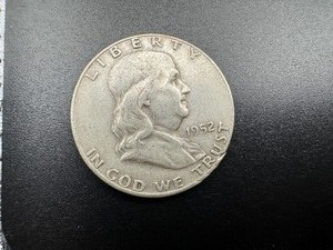 1952-D Silver Franklin Half Dollar