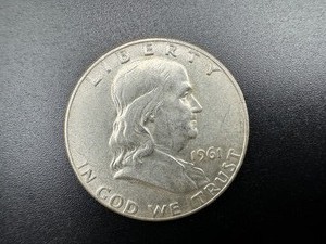 1961-D Silver Franklin Half Dollar
