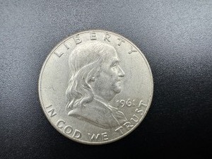 1961-D Silver Franklin Half Dollar