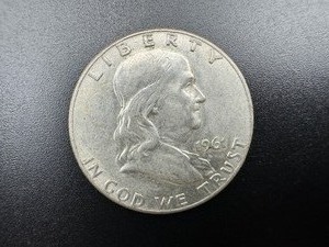1961-D Silver Franklin Half Dollar