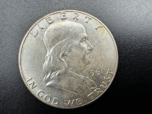 1961-D Silver Franklin Half Dollar