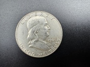 1961-D Silver Franklin Half Dollar