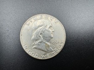 1961-D Silver Franklin Half Dollar