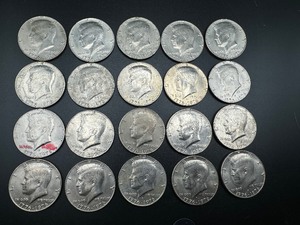 Twenty Bicentennial Half Dollars