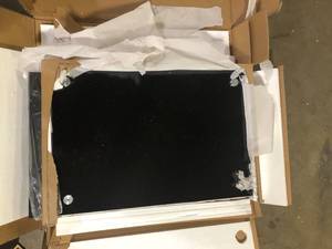 TECHNI MOBILI 51 in. L-Shaped Black Computer Desk with Open Storage Customer Returns See Pictures