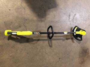 RYOBI ONE 18V 13 in. Cordless Battery String Trimmer with 2.0 Ah Battery and Charger Customer Returns See Pictures