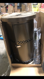 HeatMaxx 48,000 BTUs Patio Heater, Outdoors Gas Patio Heaters Floor Standing Patio Heater Commercial Outdoor Heater Customer Returns See Pictures