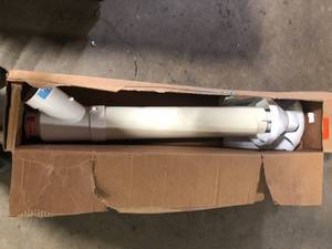 Rheem 3 in. PVC Horizontal or Vertical Concentric Vent Termination Kit for High Efficiency Tankless Gas Water Heaters  Customer Returns See Pictures