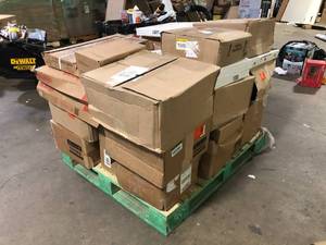 Pallet of Mixed Assorted Flooring Various Models and Conditions Customer Returns See Pictures
