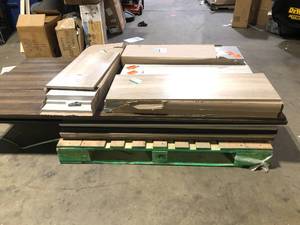 Pallet of Mixed Assorted Wooden Items  Various Models and Conditions Customer Returns See Pictures