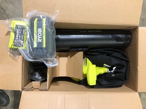 RYOBI 40V Vac Attack Cordless Leaf VacuumMulcher with 5.0 Ah Battery and Charger Customer Returns See Pictures