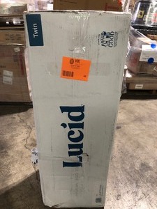 Lucid Comfort Collection 10 in. Firm Gel Memory Foam Tight Top Twin Mattress  Customer Returns See Pictures