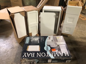Lot of Assorted Cabinets Various Models Sizes and Conditions    Customer Returns See Pictures