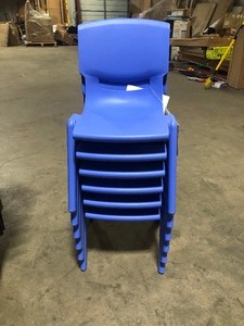 Emmy Blue 6 Chairs  Customer Returns See Pictures