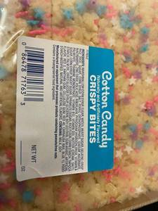 Cotton Candy Crispy Bites