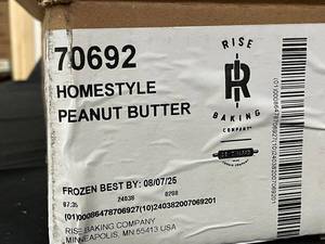 Rise Baking Company Homestyle Peanut Butter Cookies - 72 Pack