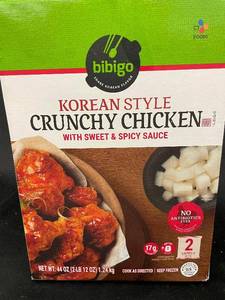 Bibigo Korean Style Crunchy Chicken with Sweet & Spicy Sauce - 44 oz